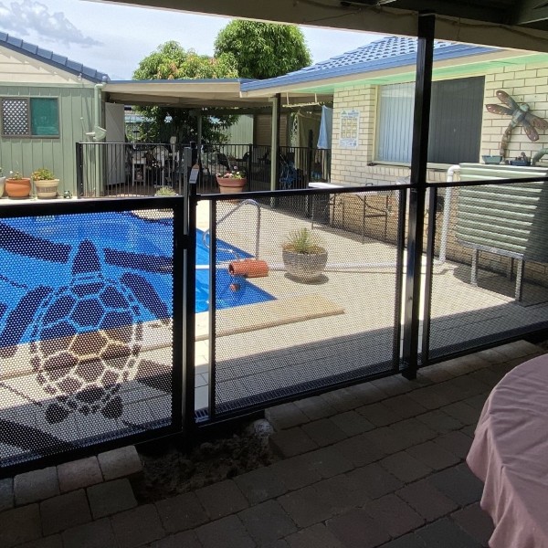 Pool Perf Pure Perf Perforated Pool Fencing Bracket Fit