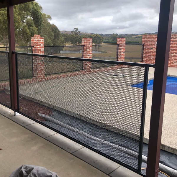 Pool Perf Pure Perf Perforated Pool Fencing Bracket Fit