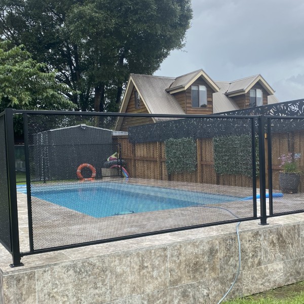 Pool Perf Pure Perf Perforated Pool Fencing Bracket Fit