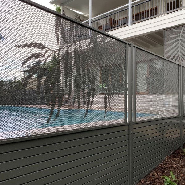 Pool Perf Pure Perf Perforated Pool Fencing Bracket Fit