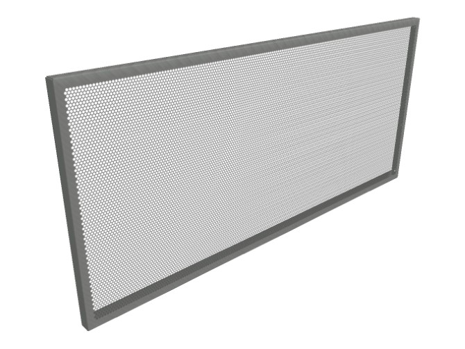 View of Standard Silver Balustrade Panel