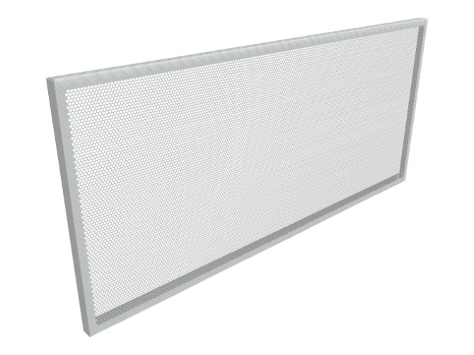 View of Standard White Balustrade Panel